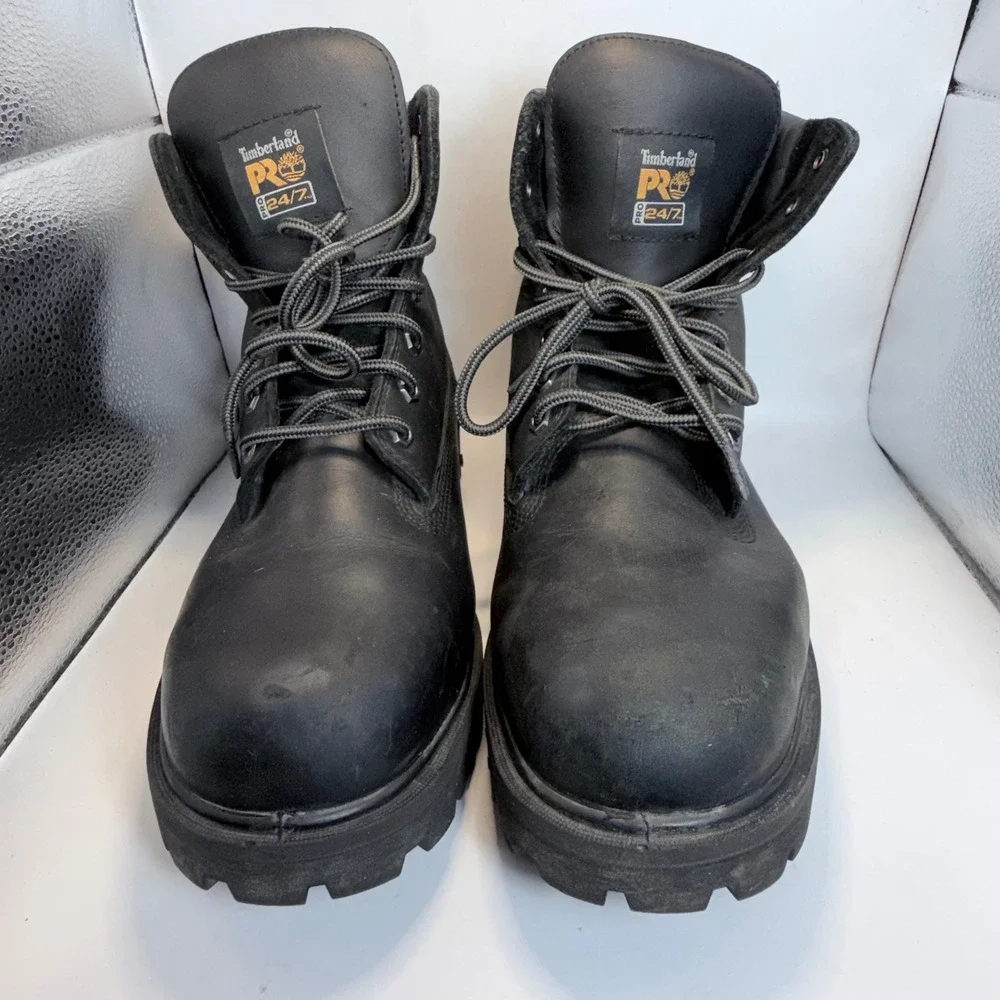 Timberland PRO Mens 11M Black Waterproof Work Boots 26038 Insulated Leather